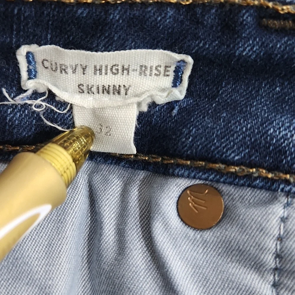 Madewell Curvy High-Rise Skinny Jeans Size 32